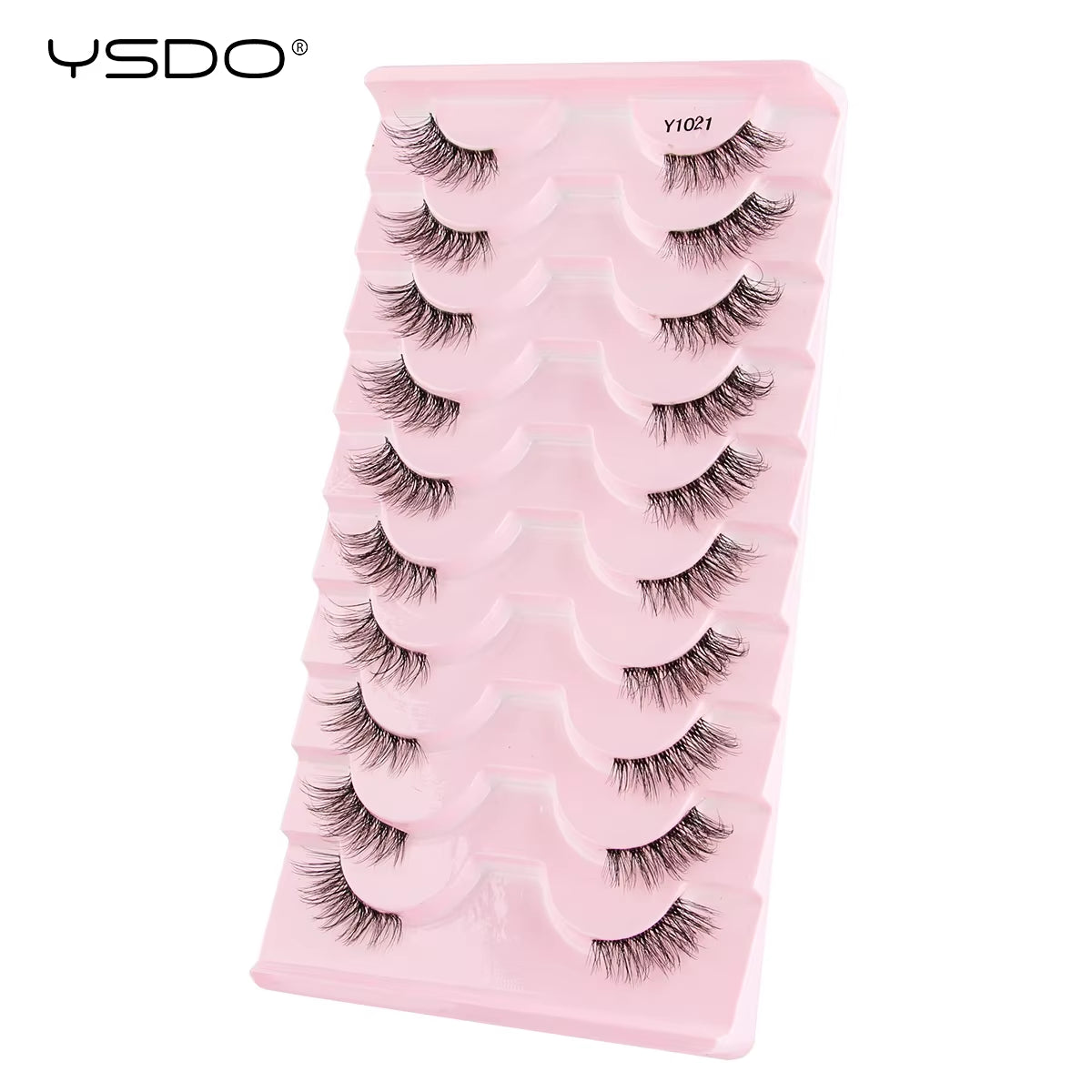 Half Lashes 5/7/10 Pairs Half False Eyelashes Soft Natural Cat Eye Lashes Makeup 3D Mink Eyelash Extension Fluffy Faux Cils