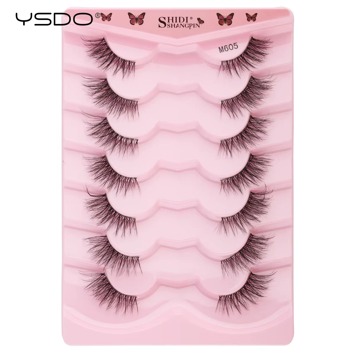 Half Lashes 5/7/10 Pairs Half False Eyelashes Soft Natural Cat Eye Lashes Makeup 3D Mink Eyelash Extension Fluffy Faux Cils