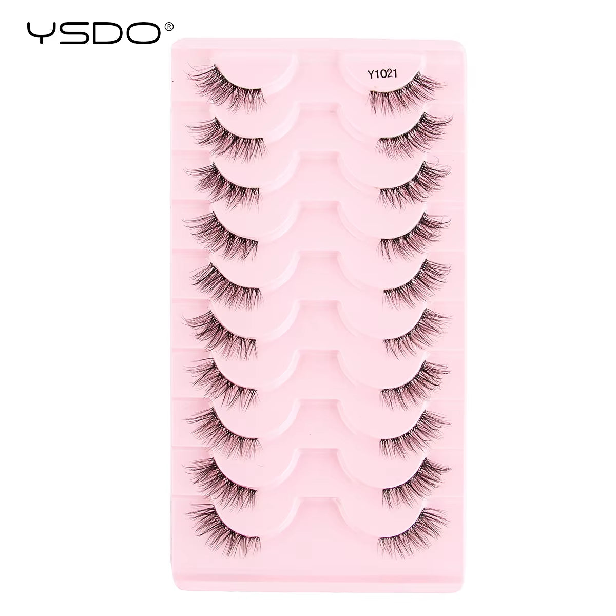 Half Lashes 5/7/10 Pairs Half False Eyelashes Soft Natural Cat Eye Lashes Makeup 3D Mink Eyelash Extension Fluffy Faux Cils