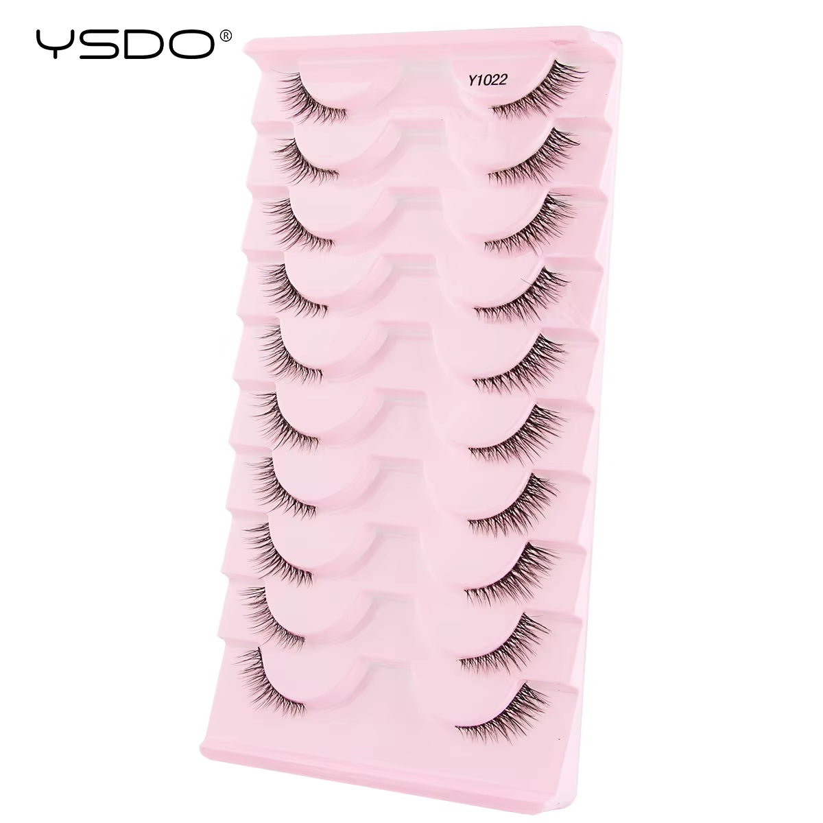 Half Lashes 5/7/10 Pairs Half False Eyelashes Soft Natural Cat Eye Lashes Makeup 3D Mink Eyelash Extension Fluffy Faux Cils