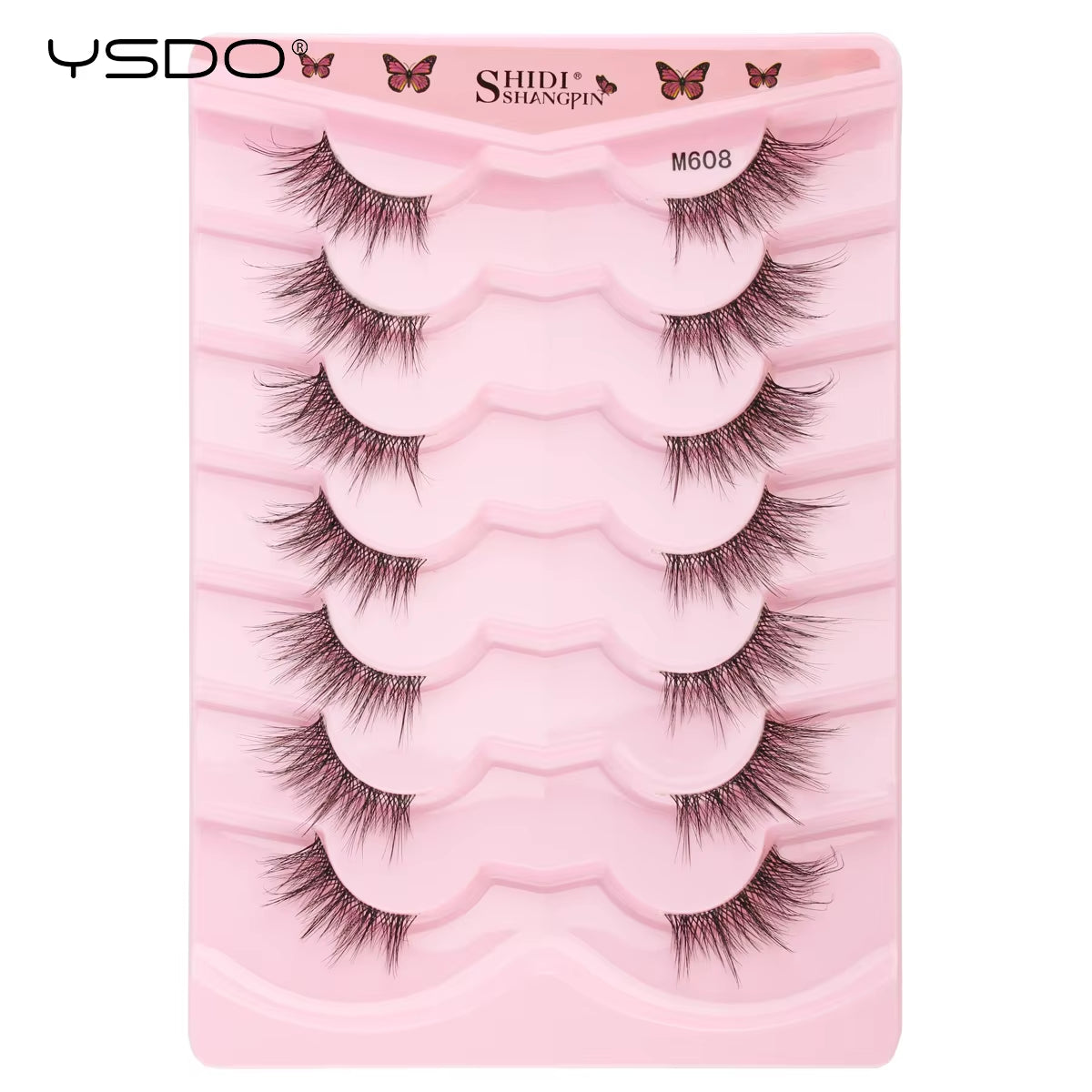 Half Lashes 5/7/10 Pairs Half False Eyelashes Soft Natural Cat Eye Lashes Makeup 3D Mink Eyelash Extension Fluffy Faux Cils