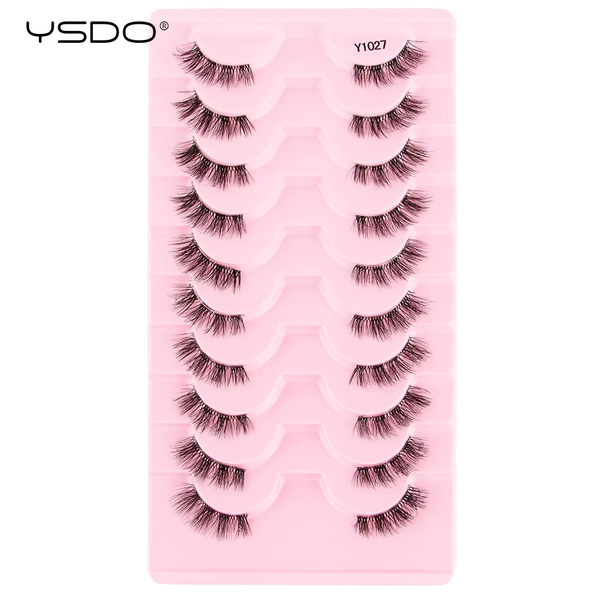 Half Lashes 5/7/10 Pairs Half False Eyelashes Soft Natural Cat Eye Lashes Makeup 3D Mink Eyelash Extension Fluffy Faux Cils