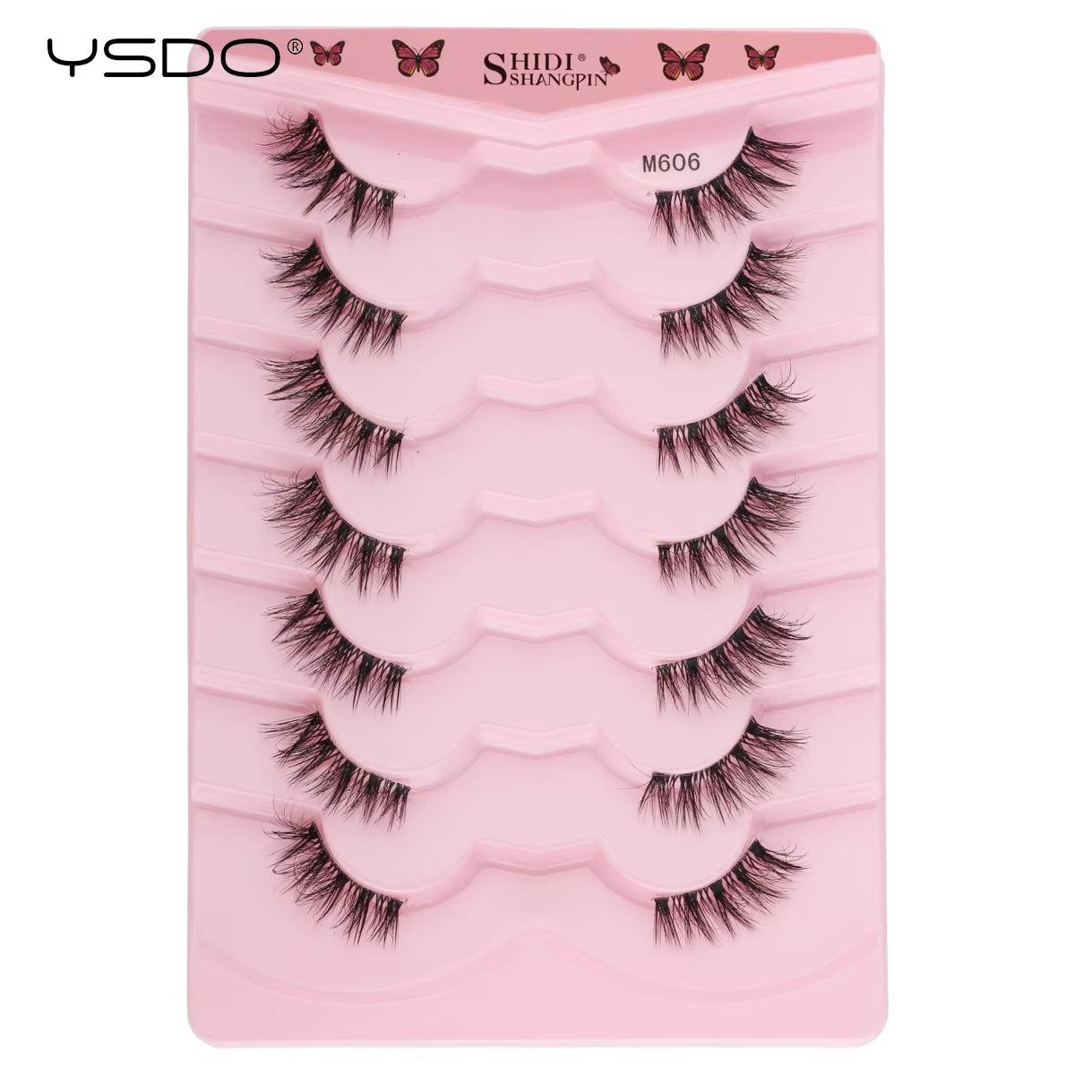 Half Lashes 5/7/10 Pairs Half False Eyelashes Soft Natural Cat Eye Lashes Makeup 3D Mink Eyelash Extension Fluffy Faux Cils