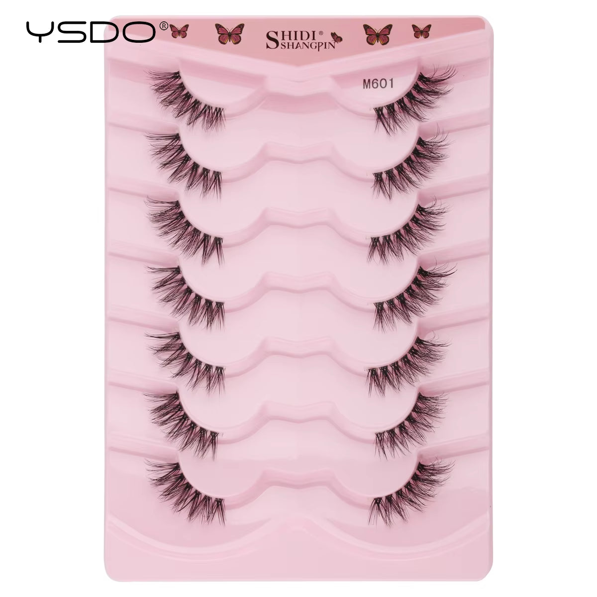 Half Lashes 5/7/10 Pairs Half False Eyelashes Soft Natural Cat Eye Lashes Makeup 3D Mink Eyelash Extension Fluffy Faux Cils