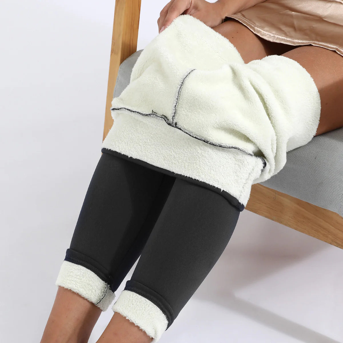 Winter Leggings Warm Thick High Stretch Lamb Cashmere Leggings Fitness Woman Pants