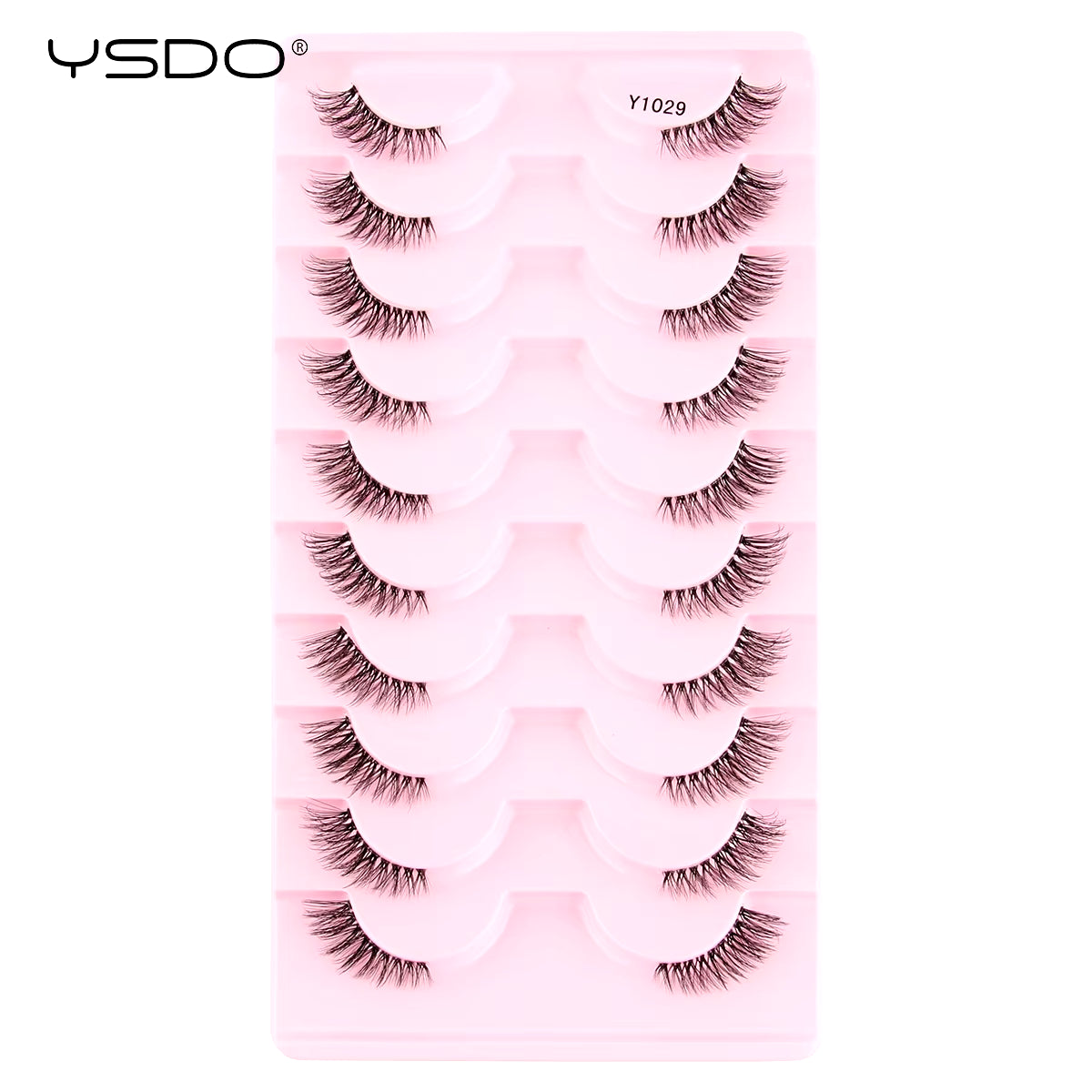 Half Lashes 5/7/10 Pairs Half False Eyelashes Soft Natural Cat Eye Lashes Makeup 3D Mink Eyelash Extension Fluffy Faux Cils