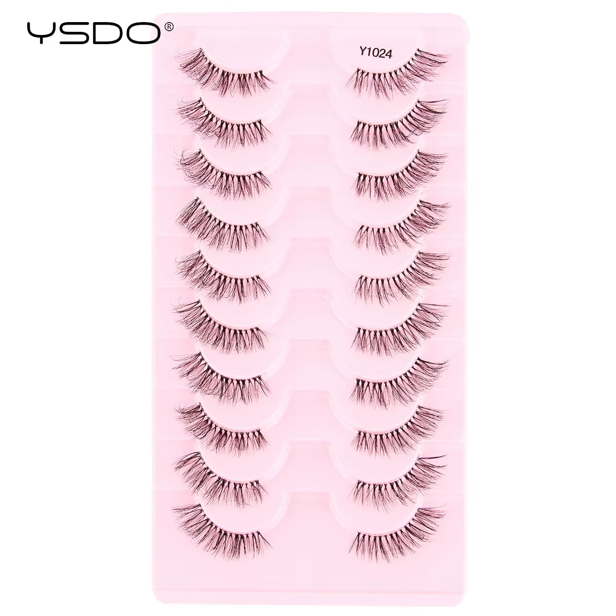 Half Lashes 5/7/10 Pairs Half False Eyelashes Soft Natural Cat Eye Lashes Makeup 3D Mink Eyelash Extension Fluffy Faux Cils