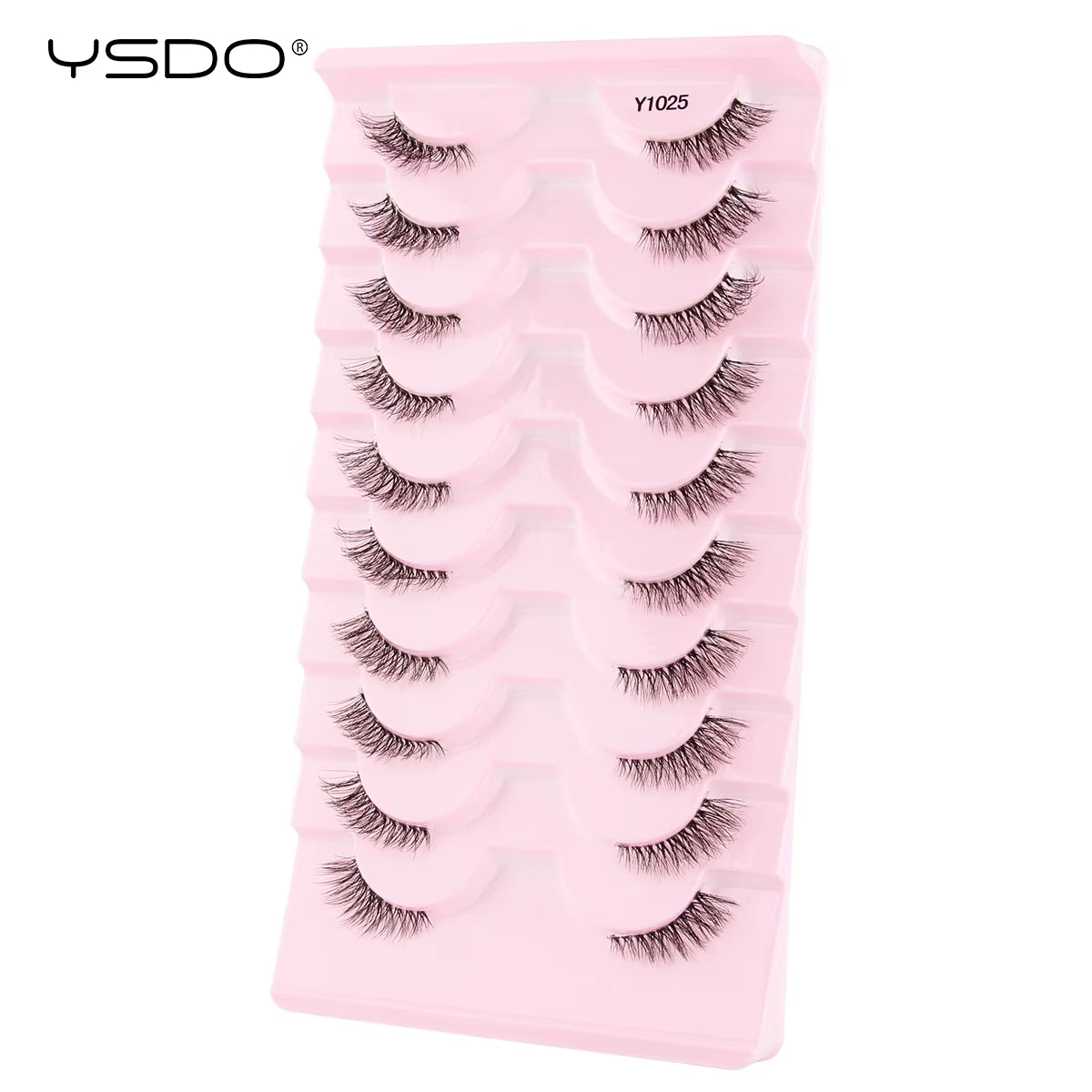 Half Lashes 5/7/10 Pairs Half False Eyelashes Soft Natural Cat Eye Lashes Makeup 3D Mink Eyelash Extension Fluffy Faux Cils