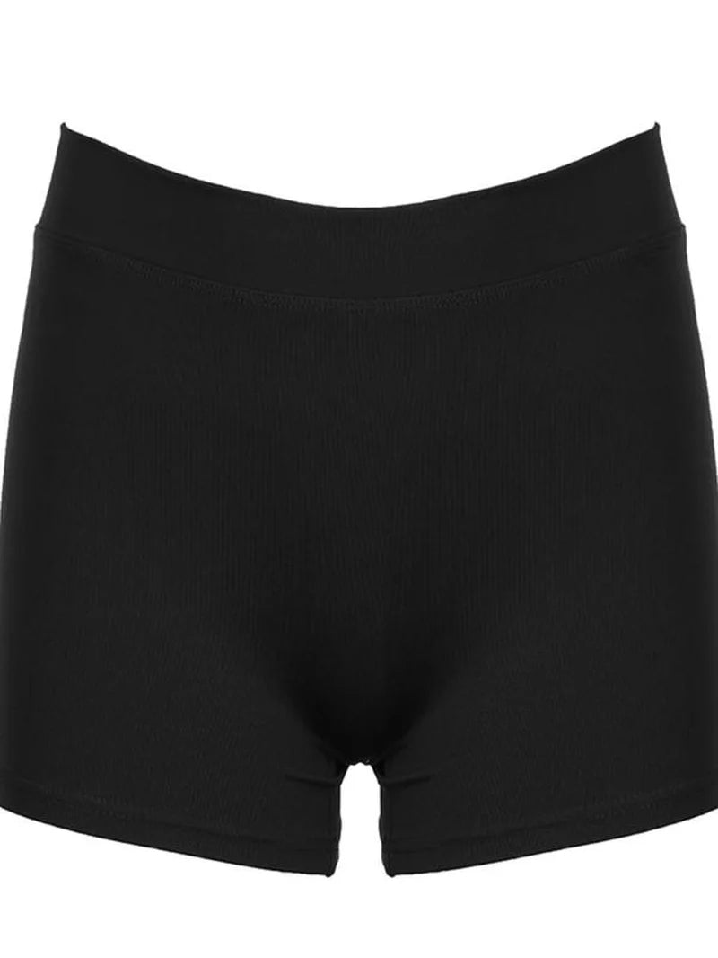 Women'S Plain Ruched High Waist Shorts, Casual Comfy Shorts for Daily Wear