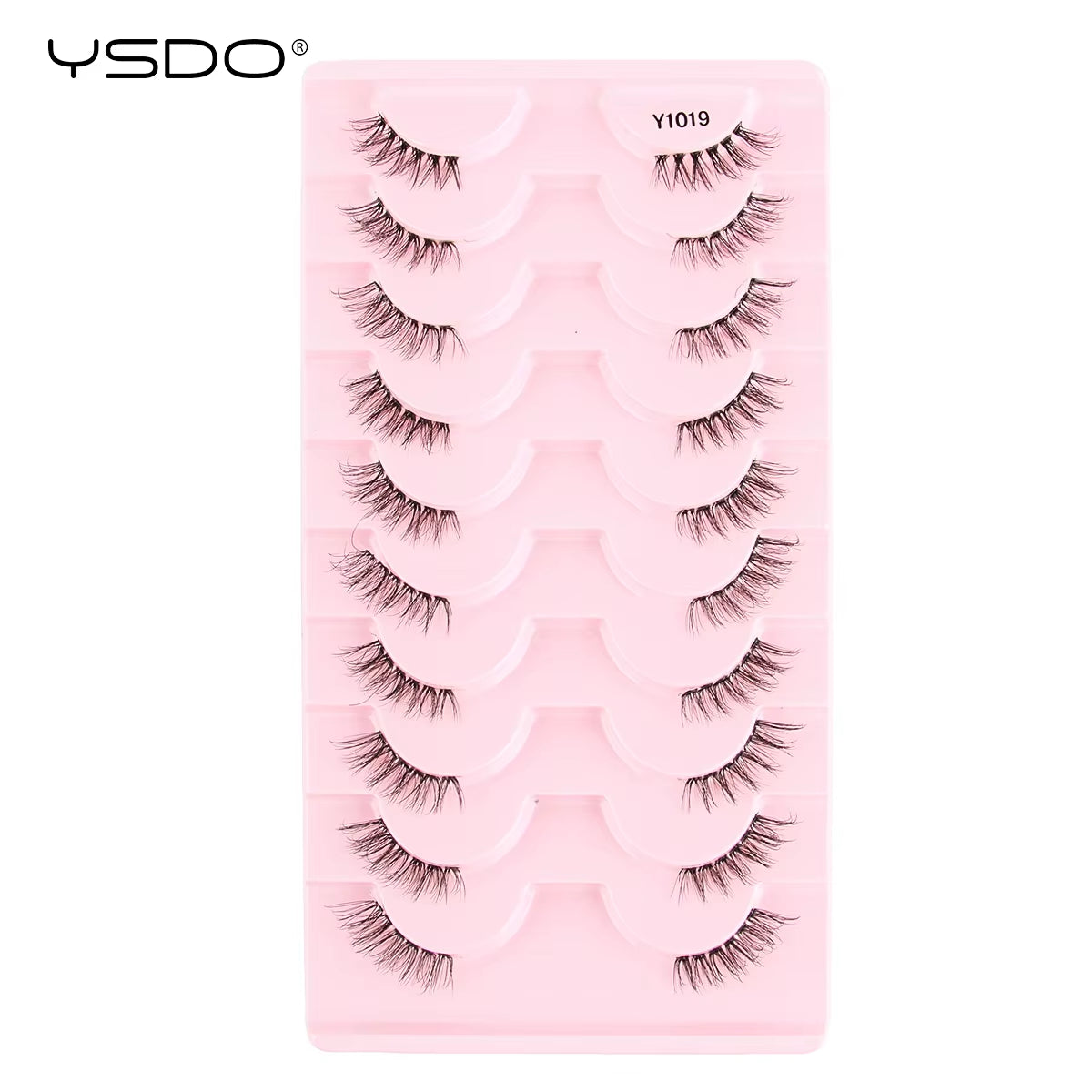 Half Lashes 5/7/10 Pairs Half False Eyelashes Soft Natural Cat Eye Lashes Makeup 3D Mink Eyelash Extension Fluffy Faux Cils