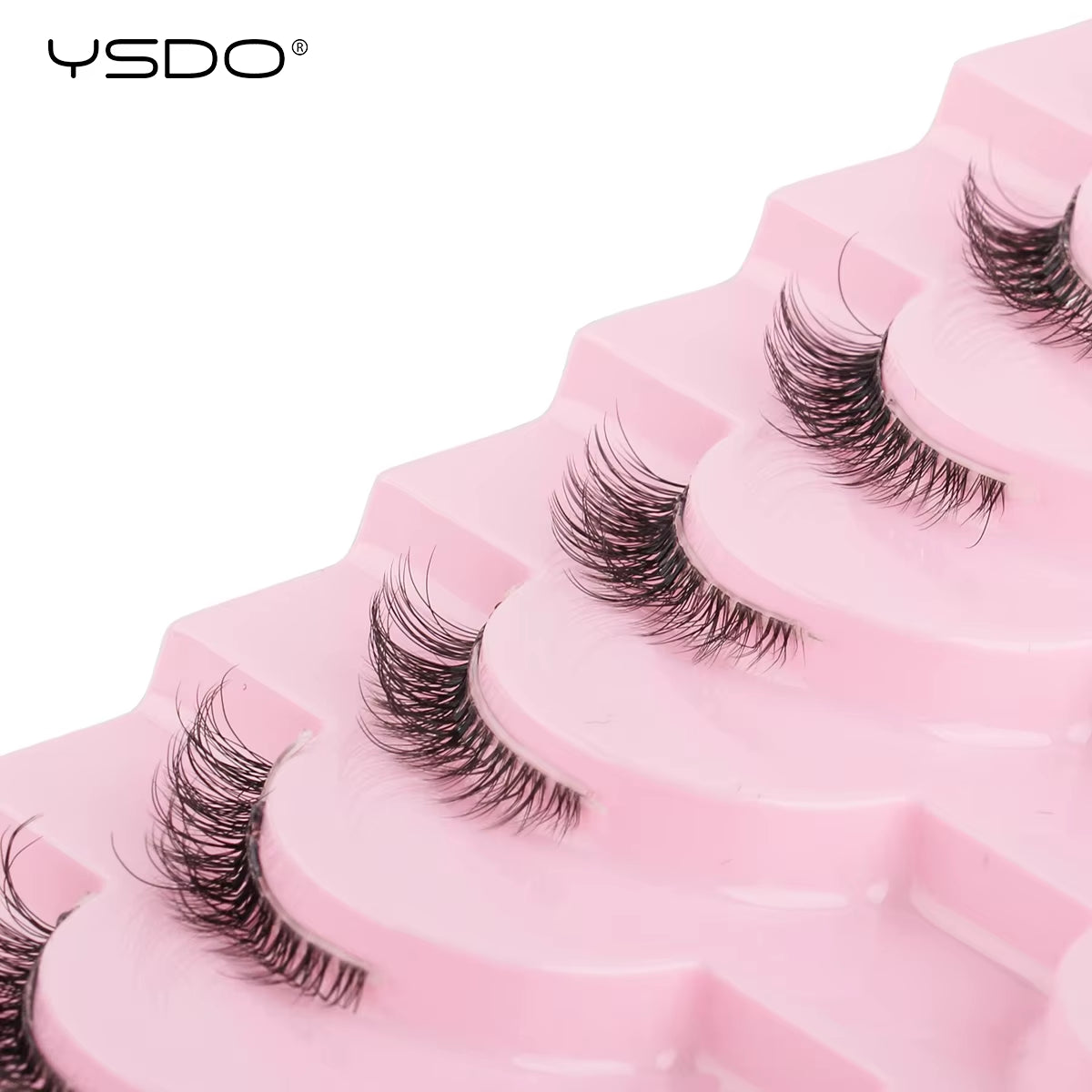 Half Lashes 5/7/10 Pairs Half False Eyelashes Soft Natural Cat Eye Lashes Makeup 3D Mink Eyelash Extension Fluffy Faux Cils