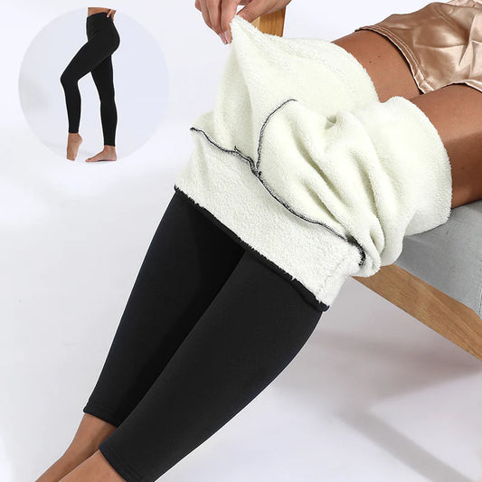 Winter Leggings Warm Thick High Stretch Lamb Cashmere Leggings Fitness Woman Pants