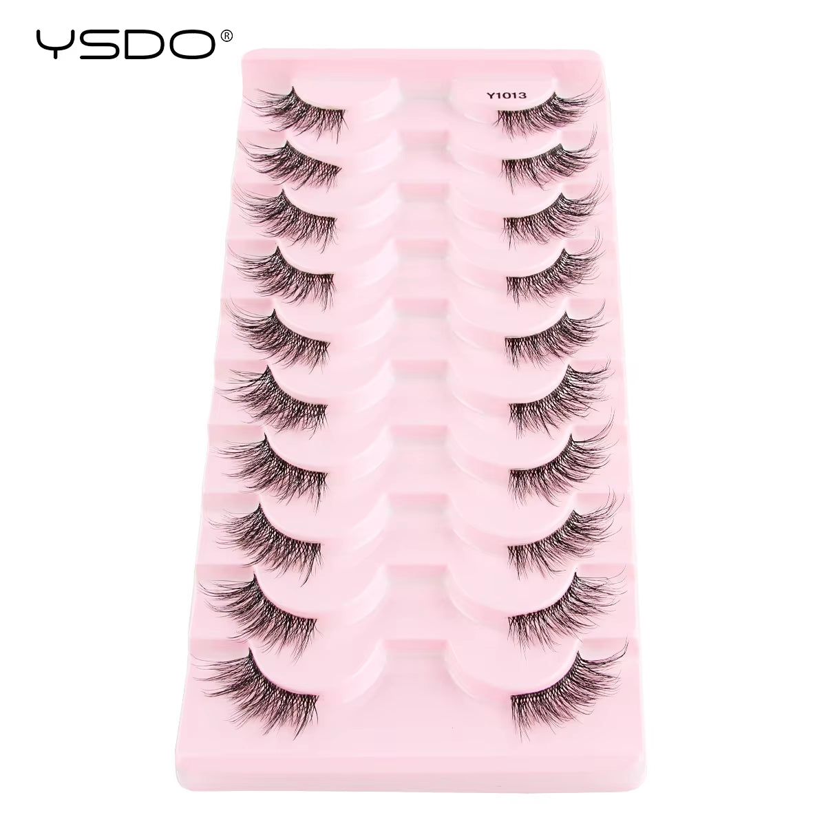 Half Lashes 5/7/10 Pairs Half False Eyelashes Soft Natural Cat Eye Lashes Makeup 3D Mink Eyelash Extension Fluffy Faux Cils